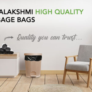 Grihalakshmi OXO-Biodegradable XL Garbage Bags - Pack of 4 Rolls (10 Bags/roll). Disposable Dustbin Bag Suitable For Flats/ Apartments / Offices - Image 6