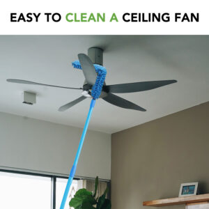 GrihaLakshmi Resizable Microfibre Ceiling Fan Duster - Flexible Multipurpose Cleaning with Long Handle, Washable for Home, Kitchen, Car, Office Cleaning - Image 5