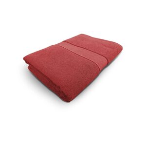 Grihalakshmi Ultrasoft 550gsm Bath Towel Bamboo Feel 54 x 27 inches Multipurpose Quick Dry Lightweight for Beach, Pool spa, Yoga, Camping- (Maroon) - Image 1