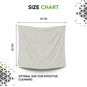 Grihalakshmi 2 BHK House Suitable Pack of 3 Rugged-On-Floor (Pochha)/ Soft on Hands Floor Cloth. for Removing Hard Dirt. Daily Use (24x24) Inches - Image 5