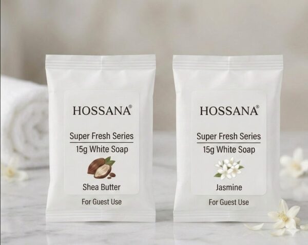 Hossana® 15g Hotel Soap. A cornerstone of our Super Fresh Series